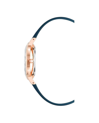 Rose Gold Fashion Analog Womens Watch with Leatherette Wristband One Size Women-Quartz Watches-PEROZ Accessories