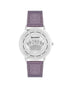 Silver Rhinestone Fashion Watch with Analog Display One Size Women-Quartz Watches-PEROZ Accessories
