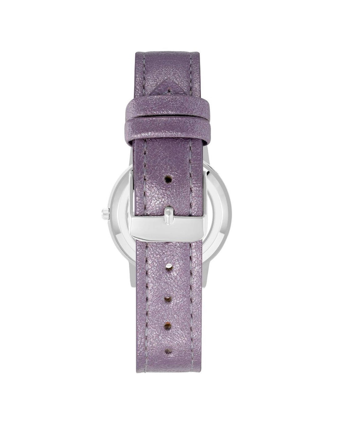 Silver Rhinestone Fashion Watch with Analog Display One Size Women-Quartz Watches-PEROZ Accessories