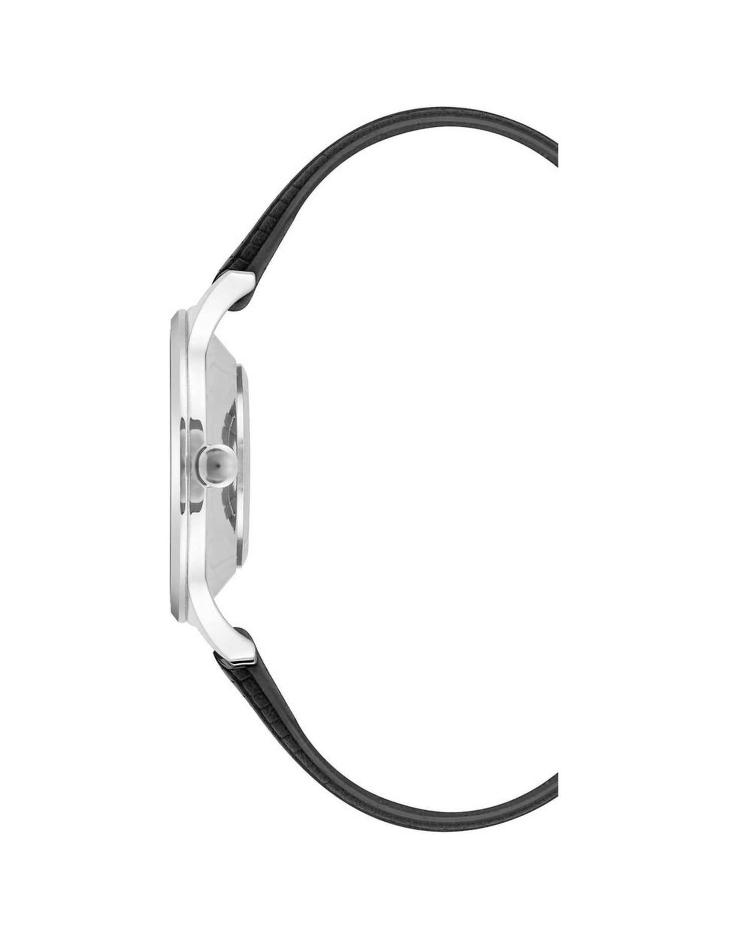 Silver Analog Quartz Fashion Watch with Rhine Stone Facing One Size Women-Quartz Watches-PEROZ Accessories