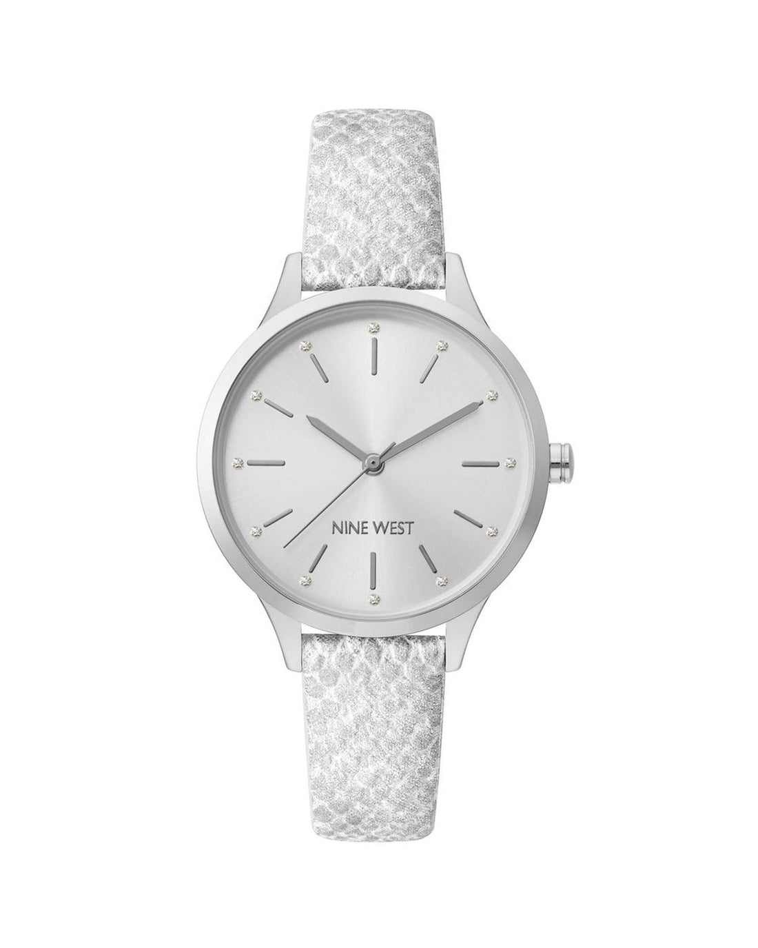 Silver Stainless Steel Analog Quartz Womens Fashion Watch One Size Women-Quartz Watches-PEROZ Accessories