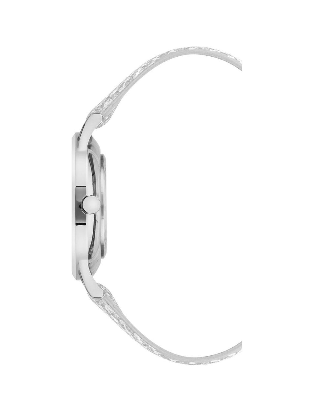 Silver Stainless Steel Analog Quartz Womens Fashion Watch One Size Women-Quartz Watches-PEROZ Accessories