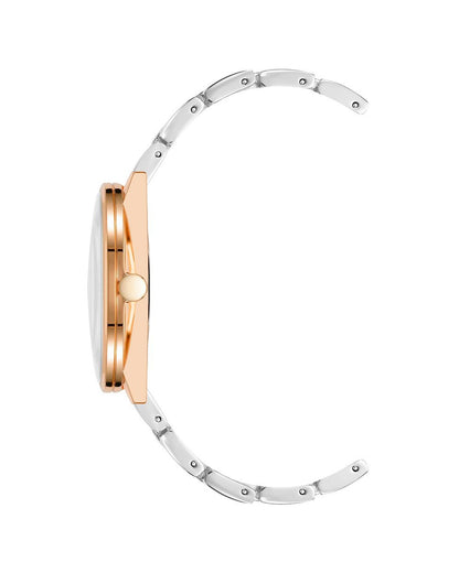 Rose Gold Metal Classic Womens Watch One Size Women-Quartz Watches-PEROZ Accessories