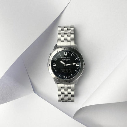 Stainless Steel Multifunction Smart Watch for Men - Waterproof