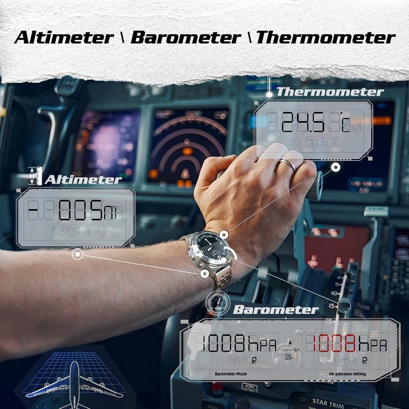 Stainless Steel Multifunction Smart Watch for Men - Waterproof