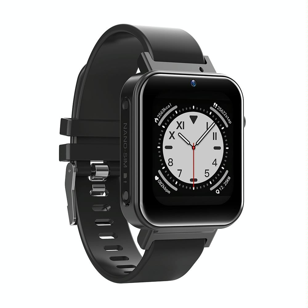 1.75 Inch Ips Smart Watch With Video Chat &amp; Sim Calling 1Gb+16Gb Memory Black