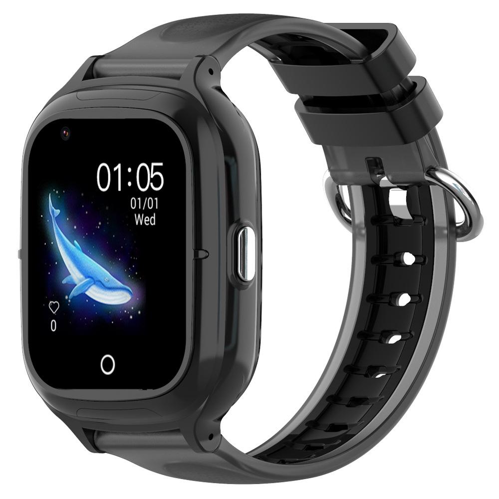 4G Kids Smart Phone Positioning Watch Ip67 Waterproof / Video / Voice Calling - Black
