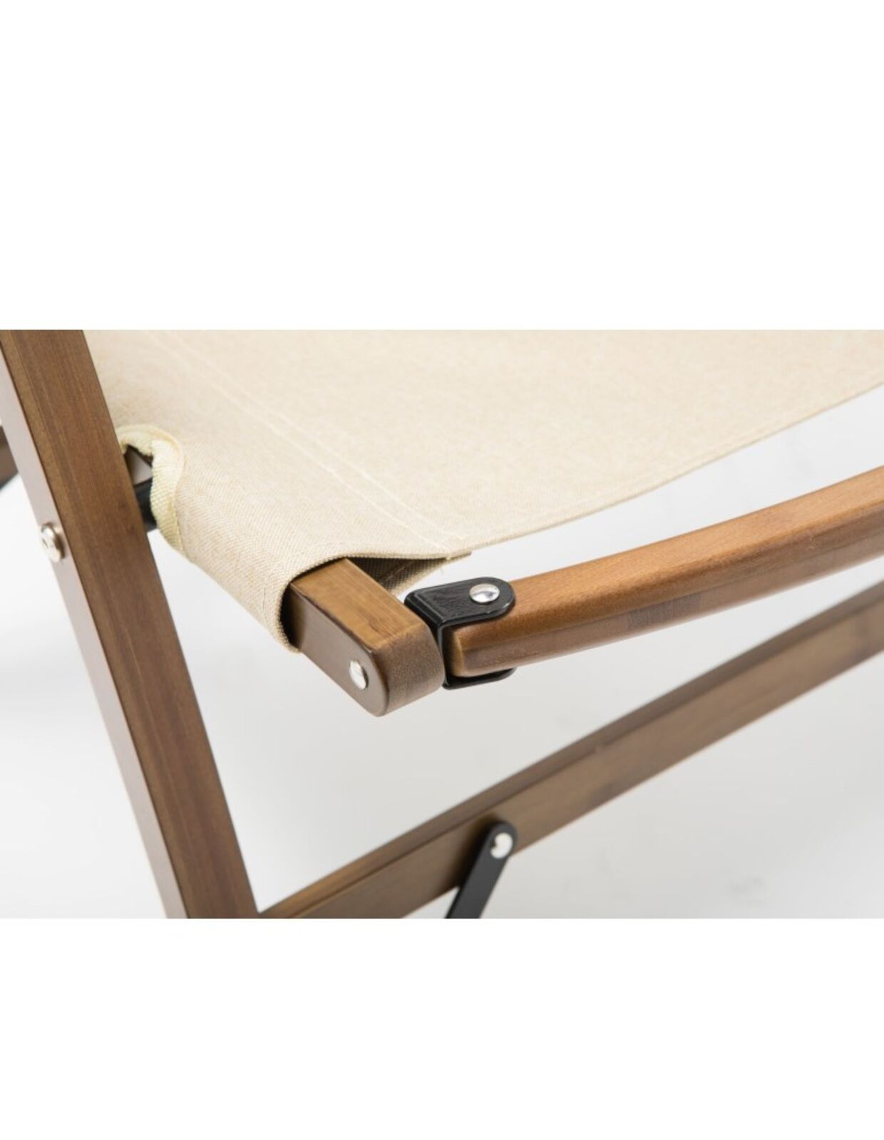 2x Bamboo Foldable Outdoor Camping Chair Wooden Travel Picnic Park Folding - Khaki/Beige-Outdoor Recreation &gt; Camping &gt; Camp Furniture-PEROZ Accessories