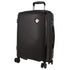 Pierre Cardin Inspired Milleni Cabin Luggage Bag Travel Carry On Suitcase 54cm (39L) - Black-Home & Garden > Travel-PEROZ Accessories