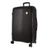 Pierre Cardin Inspired Milleni Checked Luggage Bag Travel Carry On Suitcase 75cm (124L) - Black-Home & Garden > Travel-PEROZ Accessories