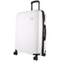 Pierre Cardin Inspired Milleni Checked Luggage Bag Travel Carry On Suitcase 65cm (82.5L) - White-Home & Garden > Travel-PEROZ Accessories