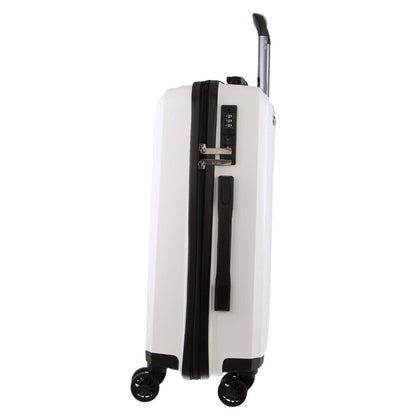 Pierre Cardin Inspired Milleni Hardshell 3-Piece Luggage Bag Set Travel Suitcase - White-Home &amp; Garden &gt; Travel-PEROZ Accessories