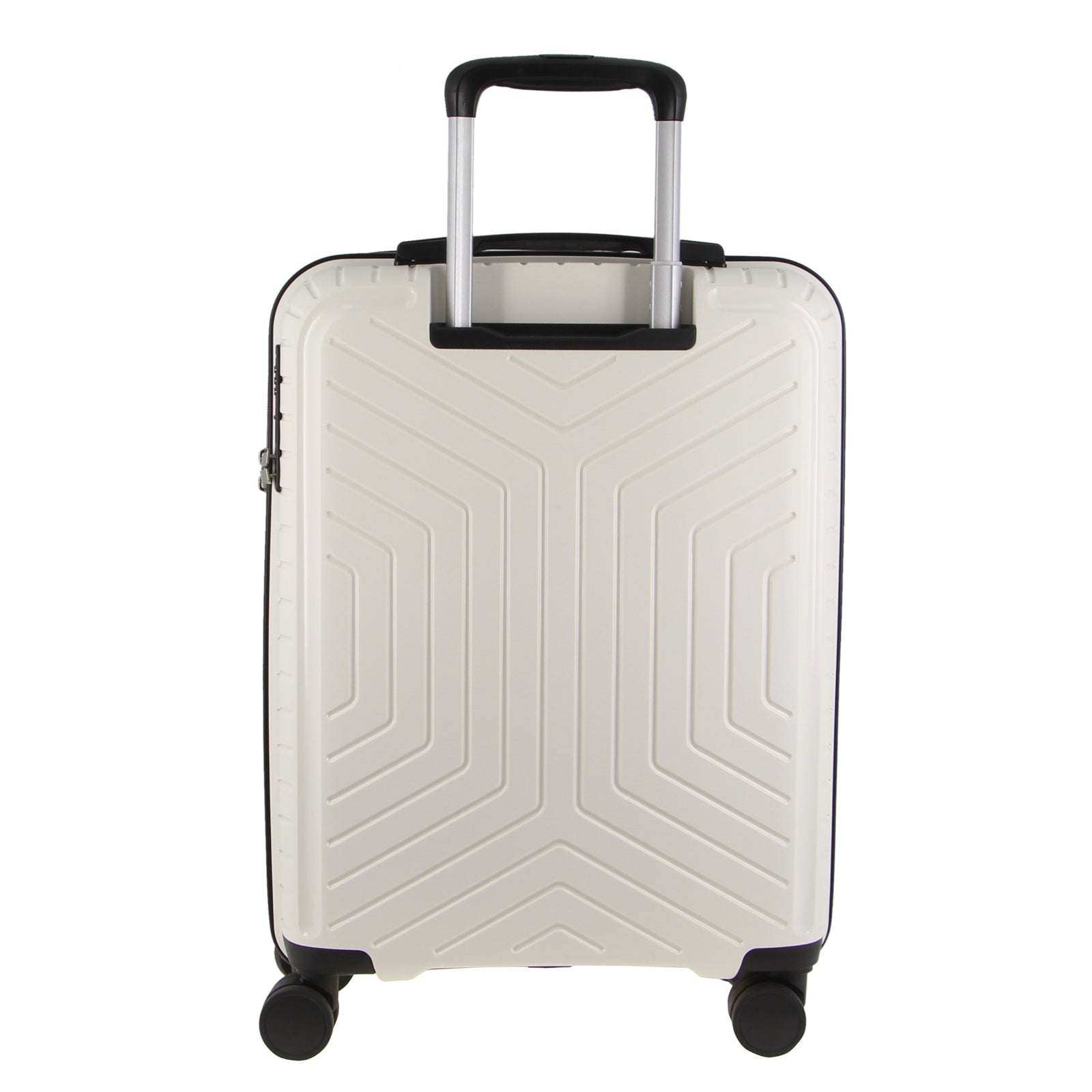 Pierre Cardin 76cm Large Hard-Shell Suitcase Travel Luggage Bag - White-Home &amp; Garden &gt; Travel &gt; Suitcases-PEROZ Accessories