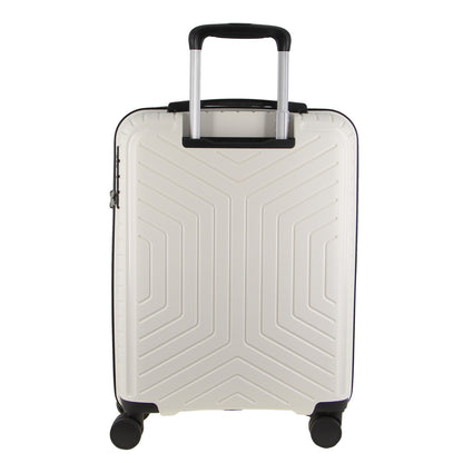 Pierre Cardin 76cm Large Hard-Shell Suitcase Travel Luggage Bag - White-Home &amp; Garden &gt; Travel &gt; Suitcases-PEROZ Accessories