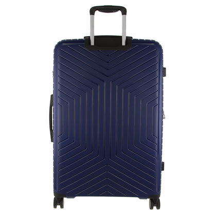 Pierre Cardin 65cm Medium Hard-Shell Suitcase Travel Luggage Bag - Navy-Home &amp; Garden &gt; Travel &gt; Suitcases-PEROZ Accessories