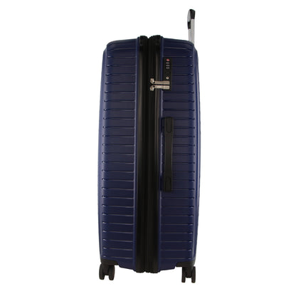 Pierre Cardin 65cm Medium Hard-Shell Suitcase Travel Luggage Bag - Navy-Home &amp; Garden &gt; Travel &gt; Suitcases-PEROZ Accessories