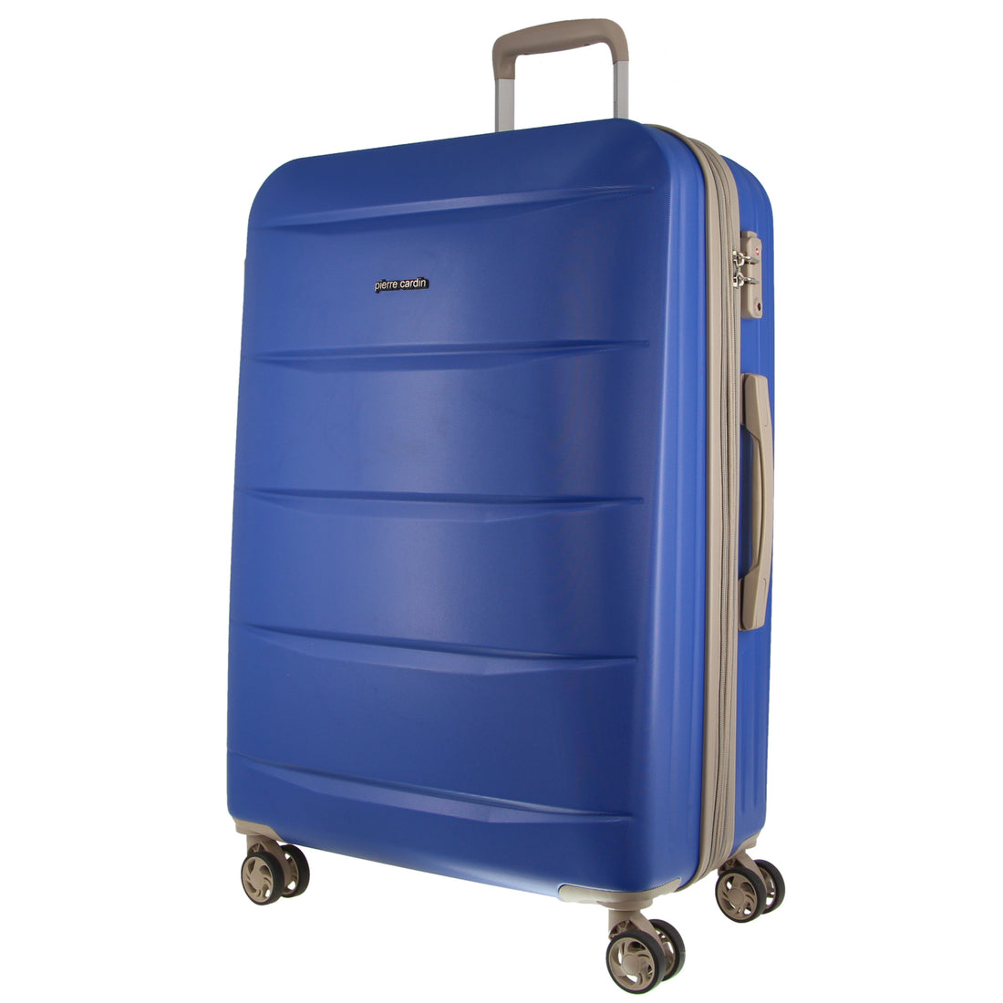 Pierre Cardin Hardshell Cabin Luggage Bag Travel Carry On TSA 54cm (49L) - Ocean-Home &amp; Garden &gt; Travel &gt; Suitcases-PEROZ Accessories