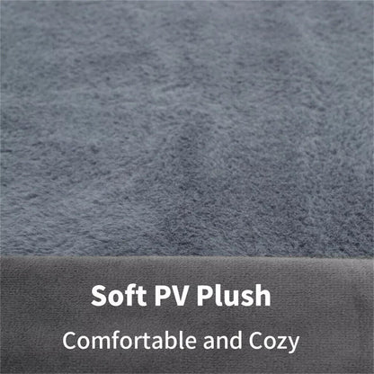 XXL Size PawfectFriend Orthopedic Dog Bed 3-Side Comfort Bolster Padded Calming Mattress Bed with Removable Cover-Pet Care &gt; Dog Supplies &gt; Dog Beds-PEROZ Accessories