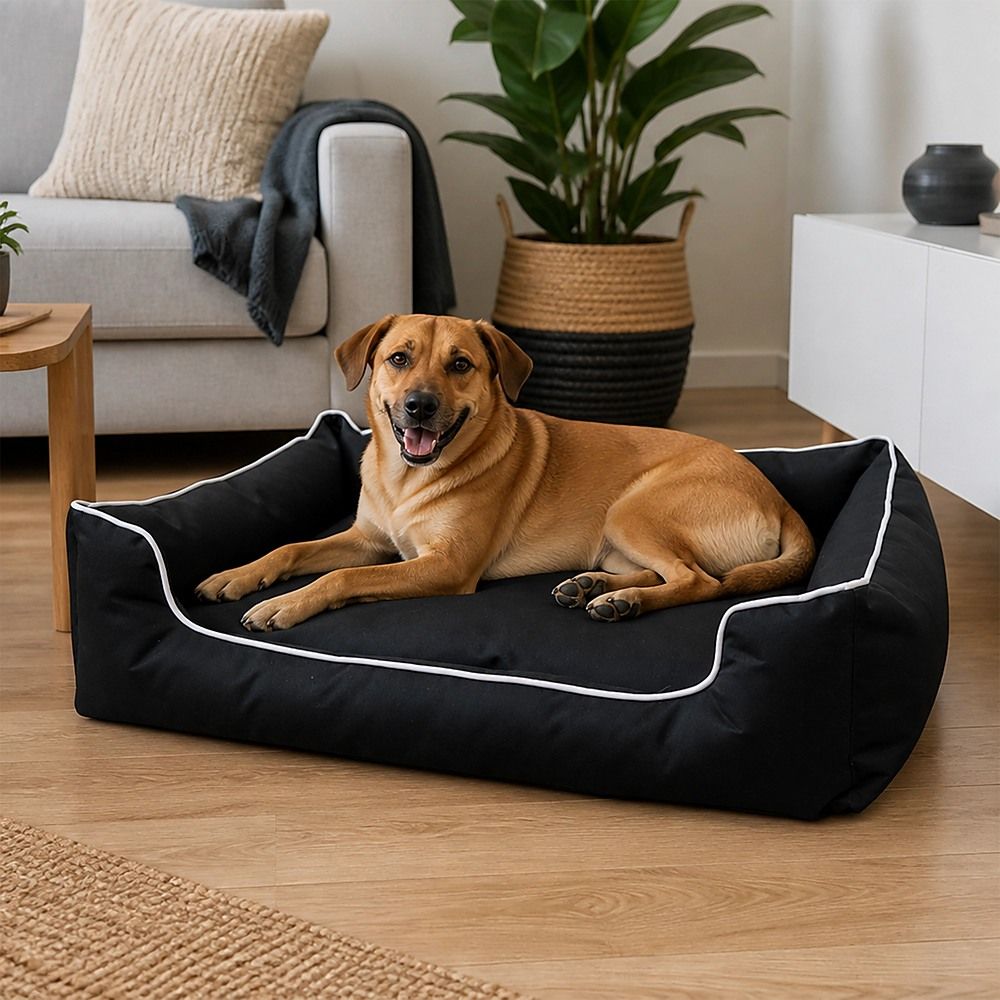 100cm x 80cm Heavy Duty Waterproof Dog Bed-Pet Beds-PEROZ Accessories