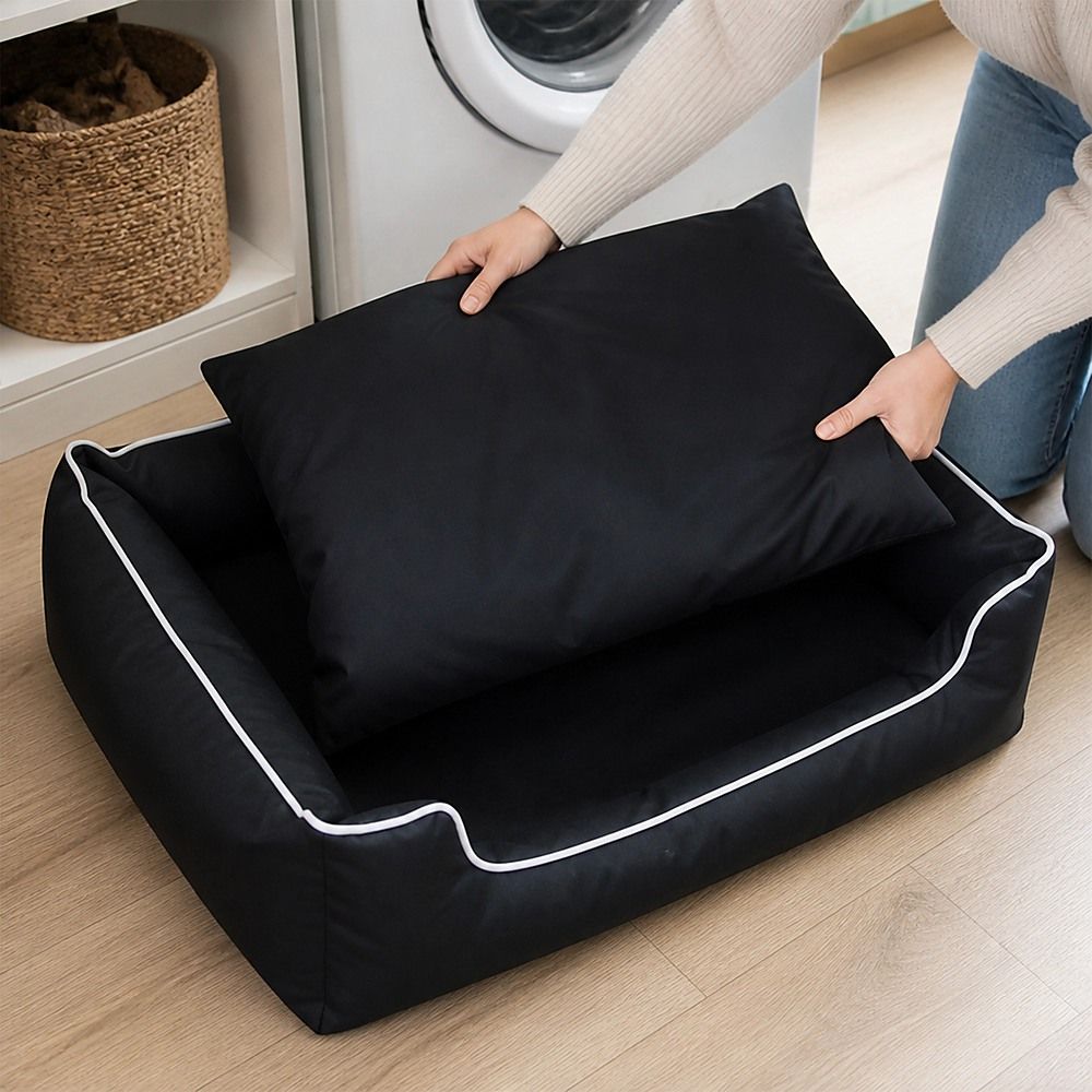 100cm x 80cm Heavy Duty Waterproof Dog Bed-Pet Beds-PEROZ Accessories