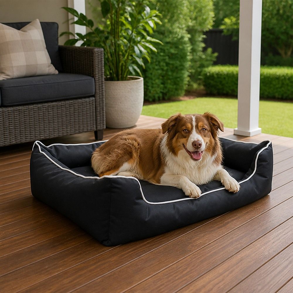 100cm x 80cm Heavy Duty Waterproof Dog Bed-Pet Beds-PEROZ Accessories