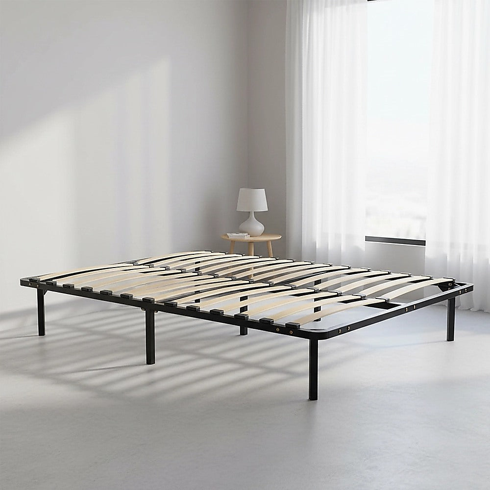 Double Metal Bed Frame - Bedroom Furniture-Furniture > Bedroom > Beds &amp; Bed Frames-PEROZ Accessories