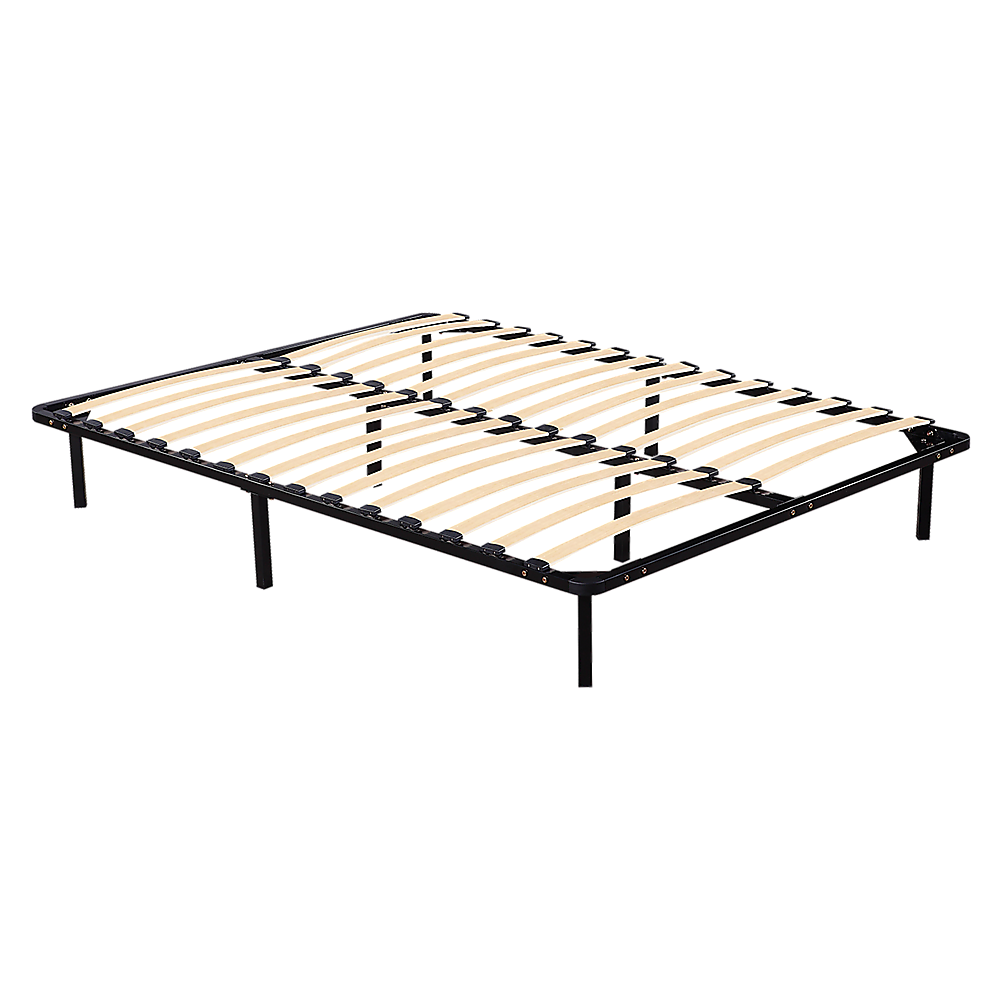 Queen Metal Bed Frame - Bedroom Furniture-Furniture > Bedroom > Beds &amp; Bed Frames-PEROZ Accessories