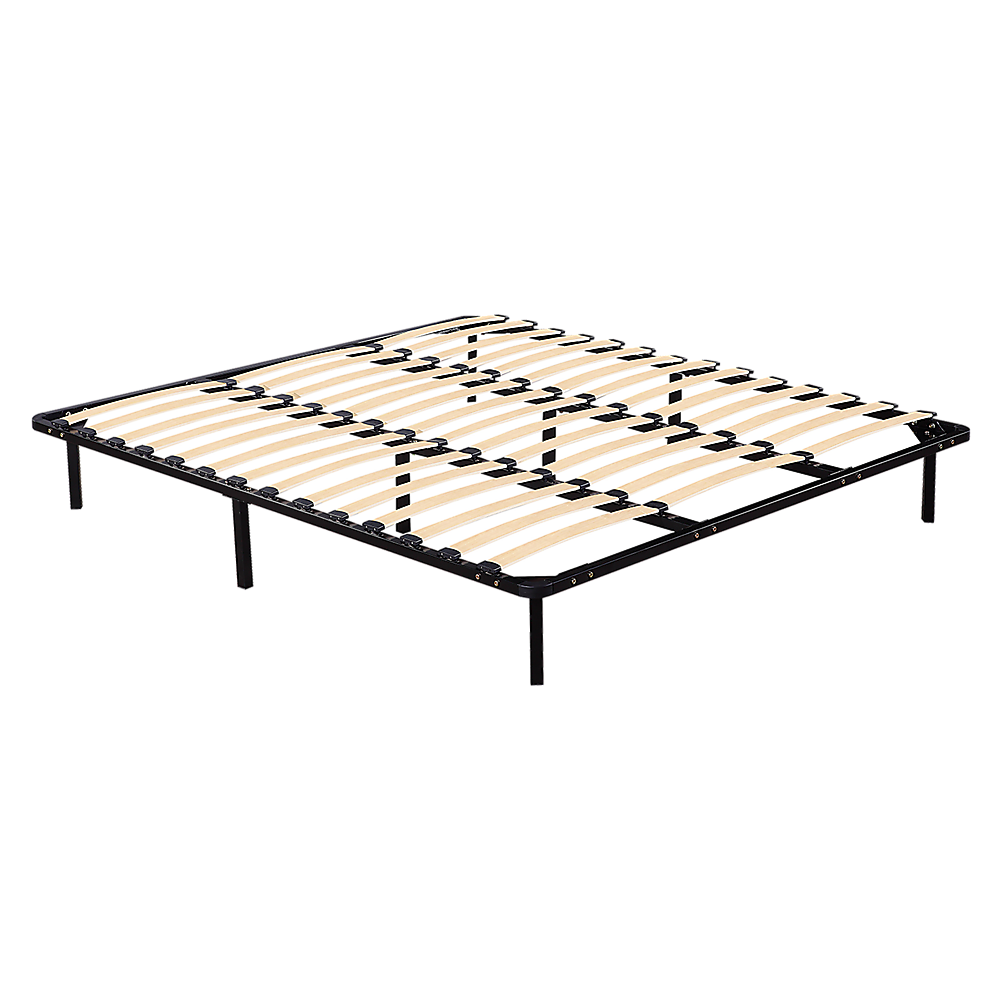 King Metal Bed Frame - Bedroom Furniture-Furniture > Bedroom > Beds &amp; Bed Frames-PEROZ Accessories