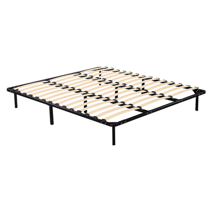 King Metal Bed Frame - Bedroom Furniture-Furniture > Bedroom > Beds &amp; Bed Frames-PEROZ Accessories