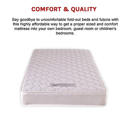 PALERMO Single Bed Mattress-Furniture &gt; Mattresses-PEROZ Accessories