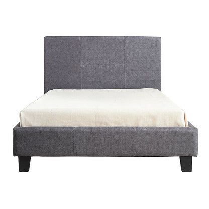 King Single Linen Fabric Bed Frame Grey-Bed Frames-PEROZ Accessories