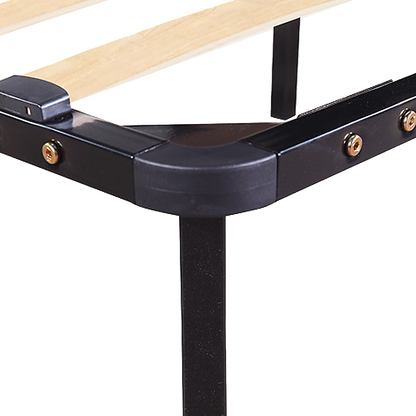 King Single Metal Bed Frame - Bedroom Furniture-Furniture > Bedroom > Beds &amp; Bed Frames-PEROZ Accessories
