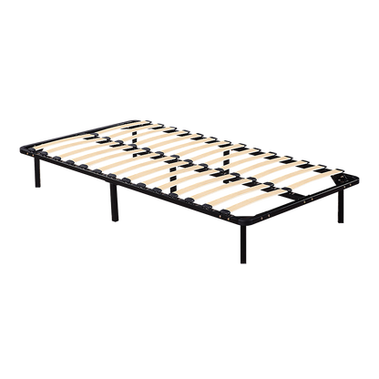 King Single Metal Bed Frame - Bedroom Furniture-Furniture &gt; Bedroom &gt; Beds &amp; Bed Frames-PEROZ Accessories