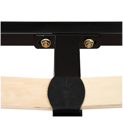 King Single Metal Bed Frame - Bedroom Furniture-Furniture &gt; Bedroom &gt; Beds &amp; Bed Frames-PEROZ Accessories