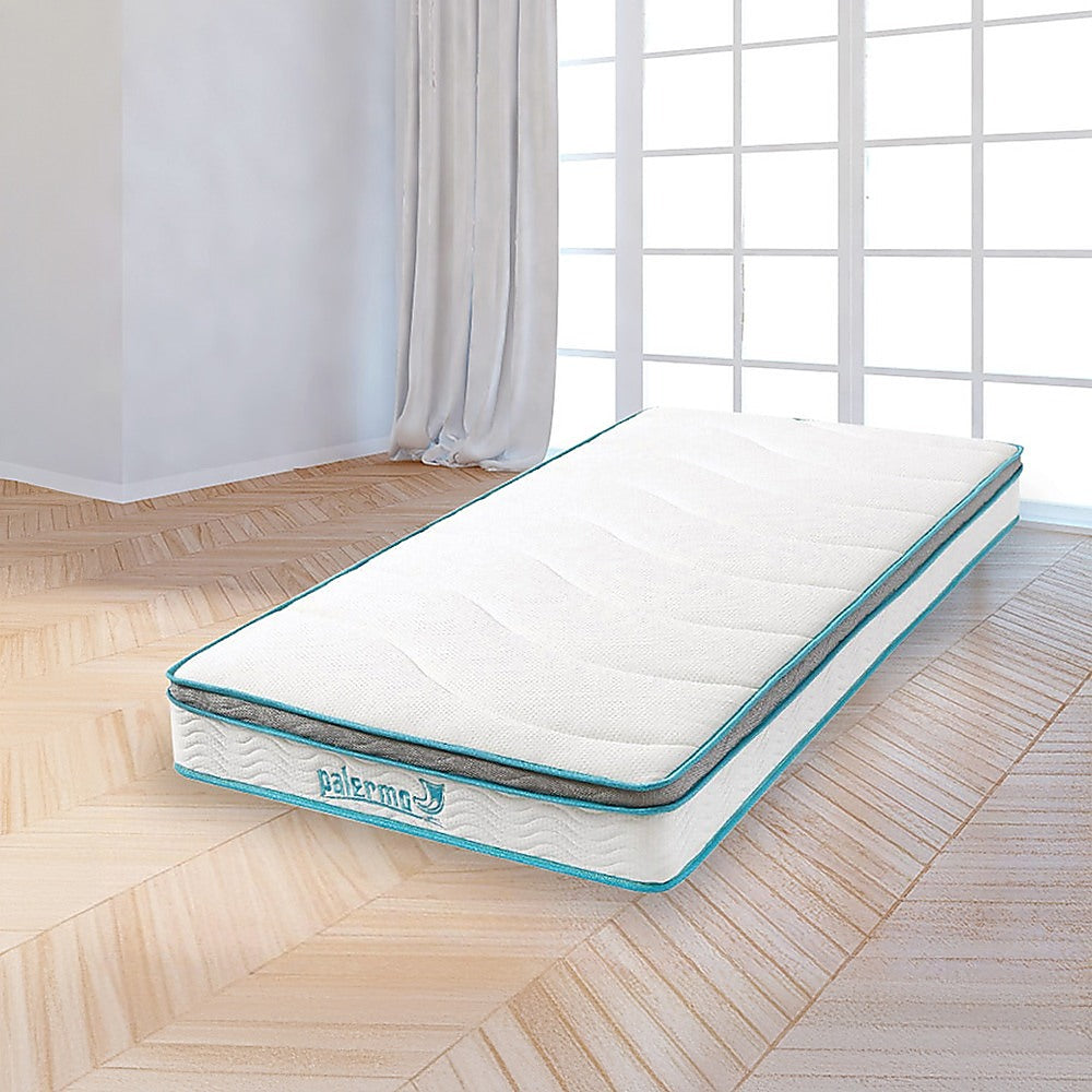 Palermo Single 20cm Memory Foam and Innerspring Hybrid Mattress-Furniture &gt; Mattresses-PEROZ Accessories