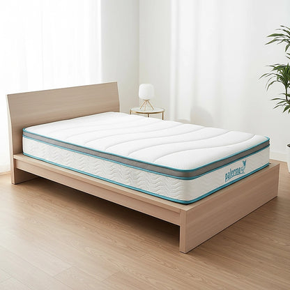 Single 20cm Hybrid Mattress – Memory Foam and Innerspring Support-Furniture > Mattresses-PEROZ Accessories