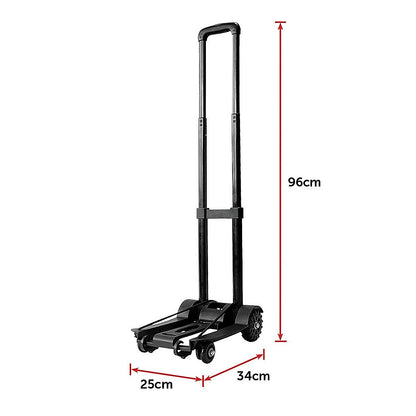 Portable Cart Folding Dolly Push Truck Hand Collapsible Trolley Luggage 70Kg-Outdoor &gt; Others-PEROZ Accessories