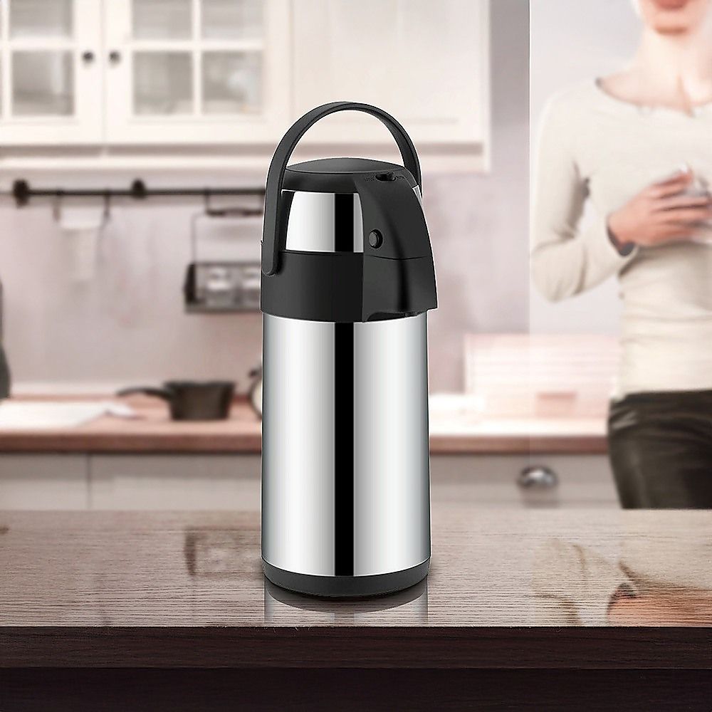 Air Pot for Tea Coffee 5L Pump Action Insulated Airpot Flask Drink Dispenser-Home &amp; Garden > Kitchenware-PEROZ Accessories