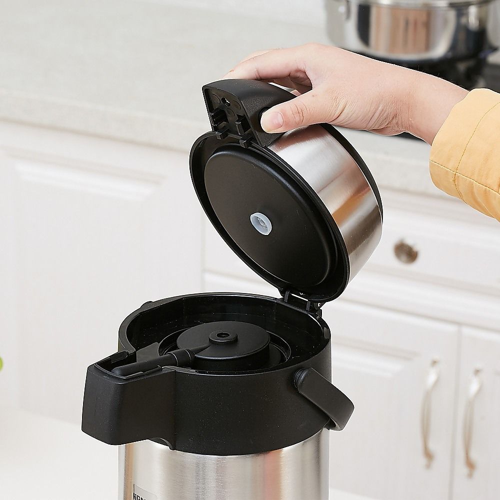 Air Pot for Tea Coffee 5L Pump Action Insulated Airpot Flask Drink Dispenser-Home &amp; Garden > Kitchenware-PEROZ Accessories
