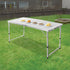 Aluminium Folding Table 120cm Portable Indoor Outdoor Picnic Party Camping Tables-Camping Tables-PEROZ Accessories