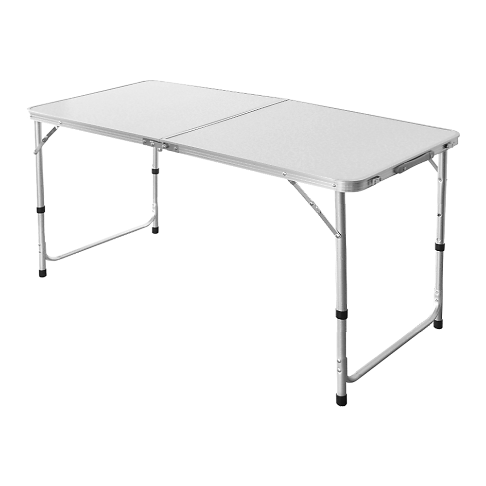 Aluminium Folding Table 120cm Portable Indoor Outdoor Picnic Party Camping Tables-Camping Tables-PEROZ Accessories