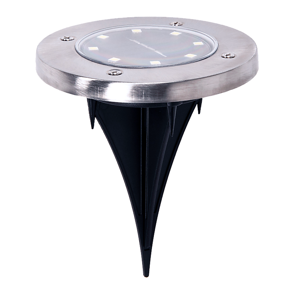 12x Solar Powered LED Buried Inground Recessed Light Garden Outdoor Deck Path-Home &amp; Garden > Garden Lights-PEROZ Accessories