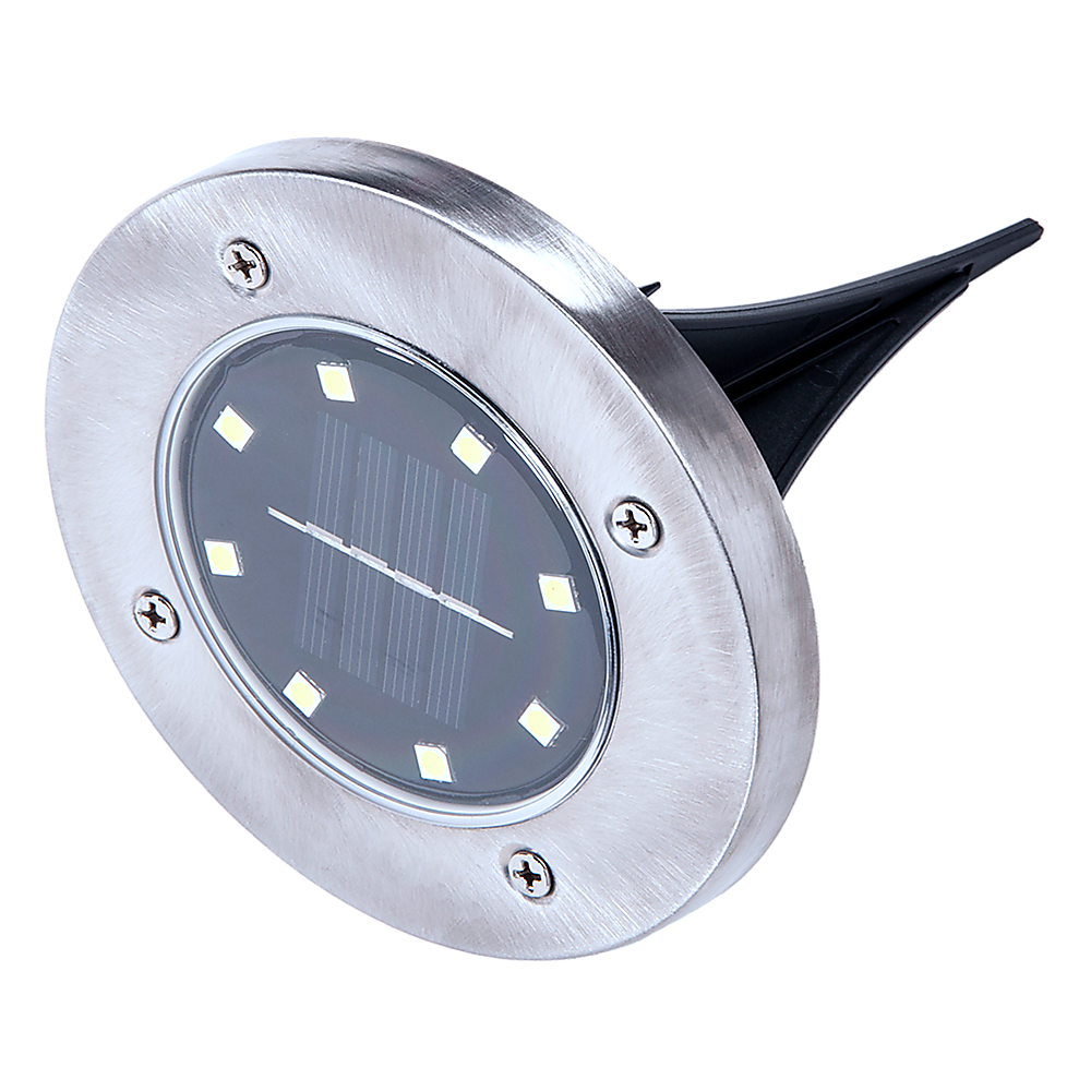 12x Solar Powered LED Buried Inground Recessed Light Garden Outdoor Deck Path-Home &amp; Garden > Garden Lights-PEROZ Accessories