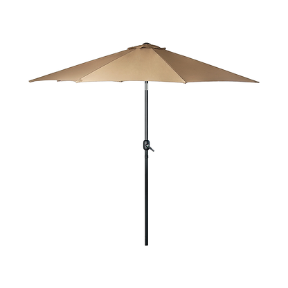 9FT Patio Umbrella Outdoor Garden Table Umbrella with 8 Sturdy Ribs-Outdoor Umbrellas-PEROZ Accessories