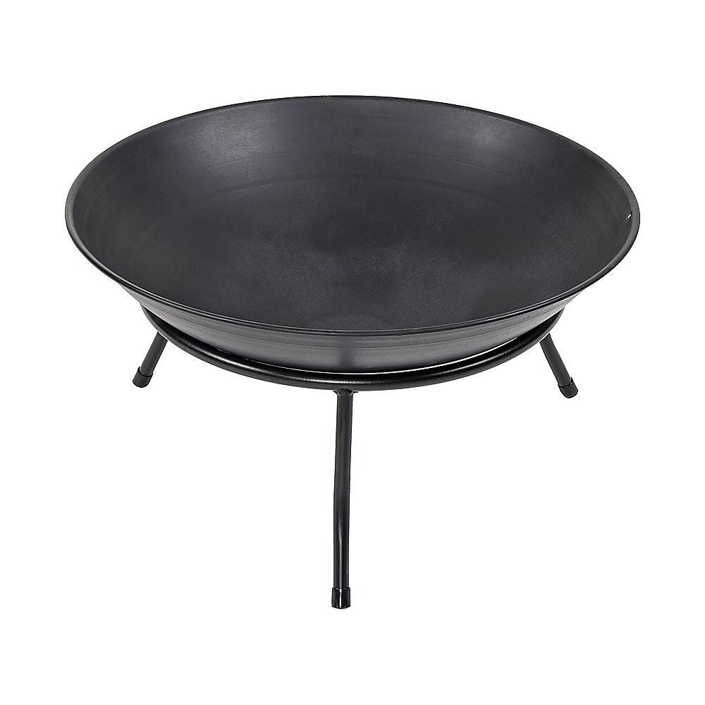 Iron Fire Bowl Traditional Log Fire Pit Outdoor Heating Camp Site Barbecue-Fire Pits-PEROZ Accessories