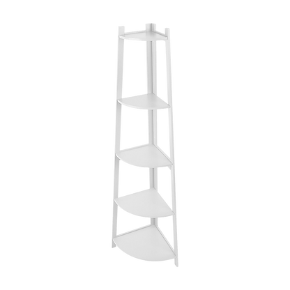 Corner Ladder Shelf Bookcase Display Storage Unit-Bookcases &amp; Shelves-PEROZ Accessories