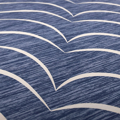 200x300cm Large Floor Blue Wave Lines Rug – Modern Area Carpet for Bedroom, Living Room, Lounge or Home Décor Mat-Furniture &gt; Office-PEROZ Accessories