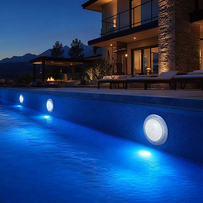 45w Swimming Pool Lights Led 12-32V Resin Filled Underwater Spa lamp-Home &amp; Garden > Garden Tools > Gardening Accessories-PEROZ Accessories