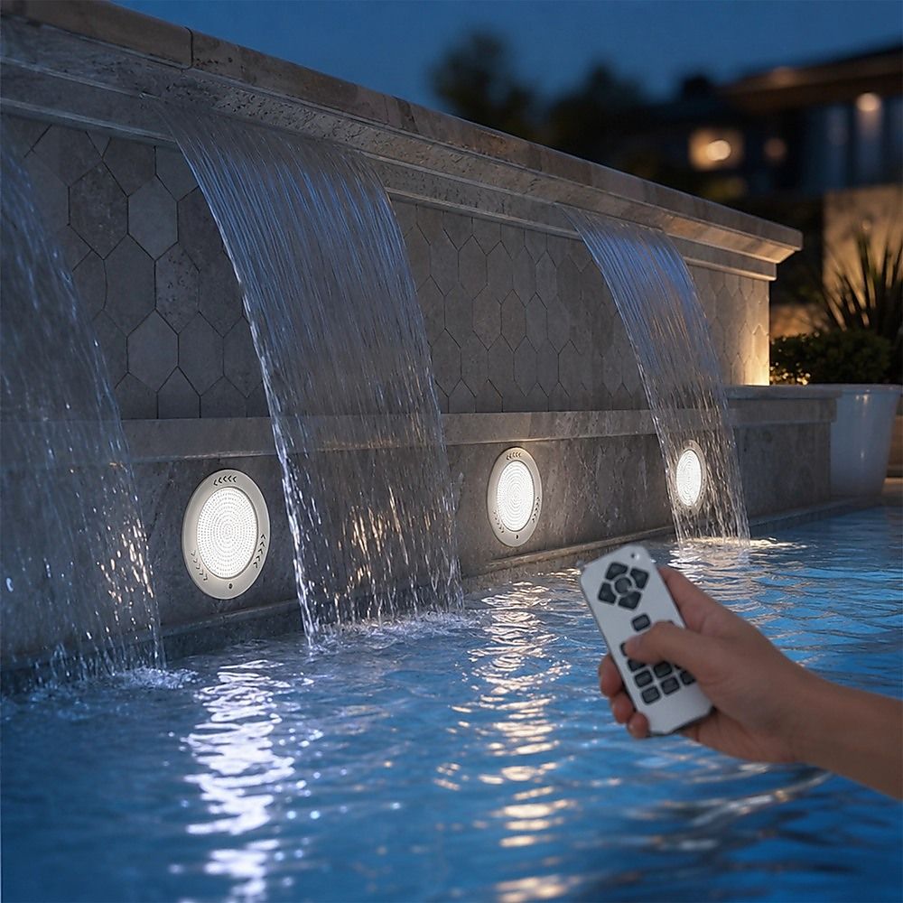 45w Swimming Pool Lights Led 12-32V Resin Filled Underwater Spa lamp-Home &amp; Garden > Garden Tools > Gardening Accessories-PEROZ Accessories