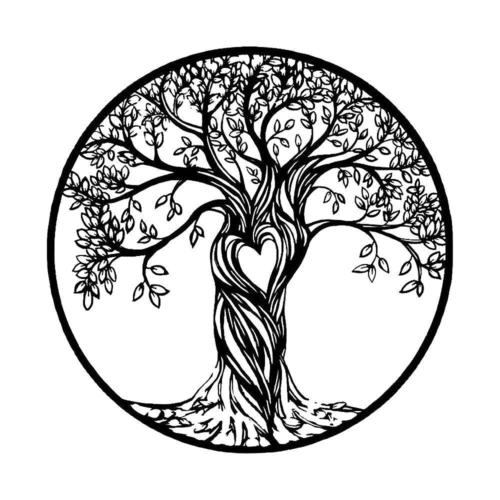 Tree Life Wall Decoration Metal Tree Wall Sculpture-Home &amp; Garden > Decor > Garden Ornaments-PEROZ Accessories